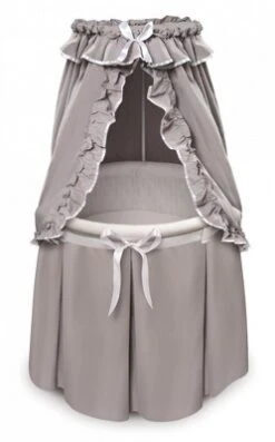 Badger Basket Empress Round Baby Bassinet With Canopy -Graco Shop GUEST 494c4561 0bd3 4ee5 9707 bdbf39d462d7