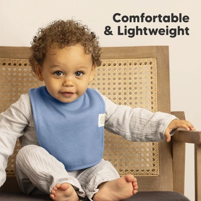 KeaBabies 8-Pack Organic Baby Bibs For Boy, Girl, Drool Bibs, Baby Bib For Girls, Boys, Newborn Teething Bibs 6 KeaBabies 8-Pack Organic Baby Bibs For Boy, Girl, Drool Bibs, Baby Bib For Girls, Boys, Newborn Teething Bibs - Image 6