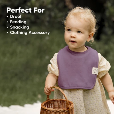 KeaBabies 8-Pack Organic Baby Bibs For Boy, Girl, Drool Bibs, Baby Bib For Girls, Boys, Newborn Teething Bibs 12 KeaBabies 8-Pack Organic Baby Bibs For Boy, Girl, Drool Bibs, Baby Bib For Girls, Boys, Newborn Teething Bibs - Image 12