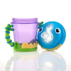 Nuby 2pc Monster Baby Feeding Set - Snack Keeper And 2 Handle Super Spout Trainer Cup - 8oz -Graco Shop GUEST 4b32dd98 89f5 4d52 9703 6bda48ce3991
