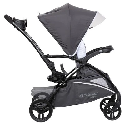 Baby Trend Sit N' Stand 5-in-1 Collapsible Shopper Stroller With Canopy, Visor, Extendable Storage Basket, Phone Tray, And 2 Cup Holders, Magnolia 1 Baby Trend Sit N' Stand 5-in-1 Collapsible Shopper Stroller With Canopy, Visor, Extendable Storage Basket, Phone Tray, And 2 Cup Holders, Magnolia