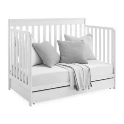Delta Children Mercer Deluxe 6-in-1 Convertible Crib With Underdrawer Storage - Bianca White -Graco Shop GUEST 4b7c8aa5 9839 4212 a424 7585ed588aab