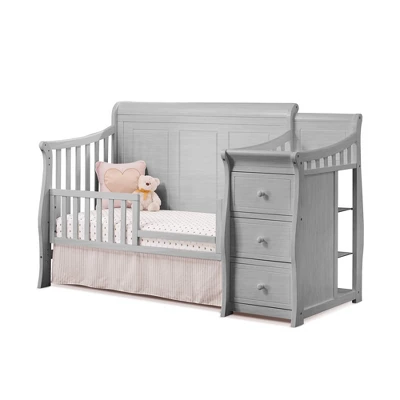 Sorelle Princeton Elite Panel Crib And Changer - Weathered Gray 2 Sorelle Princeton Elite Panel Crib And Changer - Weathered Gray - Image 2