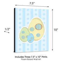 Big Dot Of Happiness Baby Boy Dinosaur - Dino Nursery Wall Art And Kids Room Decorations - Gift Ideas - 7.5 X 10 Inches - Set Of 3 Prints -Graco Shop GUEST 4e4b1b42 fc89 419c ae59 010378694690