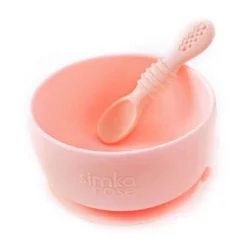 Simka Rose Silicone Baby Bowl And Spoon Set -Graco Shop GUEST 4f4b54f6 90e2 41d8 813a 0642122142e1