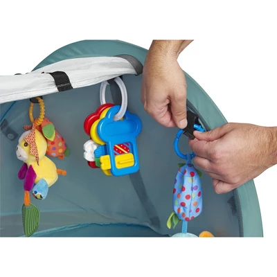 KidCo PeaPod Camp Lightweight Pop Up Child Portable Travel Bed Tent Extension With Retractable Sun Shade, Storage Pocket, And Carry Bag 1 KidCo PeaPod Camp Lightweight Pop Up Child Portable Travel Bed Tent Extension With Retractable Sun Shade, Storage Pocket, And Carry Bag