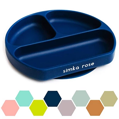 Simka Rose Silicone Suction Plate For Baby And Toddler 6 Simka Rose Silicone Suction Plate For Baby And Toddler - Image 6