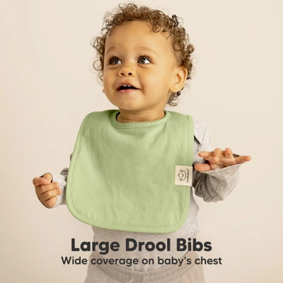 KeaBabies 8-Pack Organic Baby Bibs For Boy, Girl, Drool Bibs, Baby Bib For Girls, Boys, Newborn Teething Bibs 2 KeaBabies 8-Pack Organic Baby Bibs For Boy, Girl, Drool Bibs, Baby Bib For Girls, Boys, Newborn Teething Bibs - Image 2