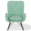 Baby Relax Zander Rocker Chair With Side Storage Pockets Teal