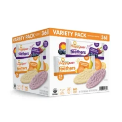 HappyBaby Organic Teether Variety Pack Baby Snacks - 5.04oz/36ct -Graco Shop GUEST 516f807d 5ab6 4c34 b01f 21de20f8e3d6