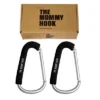 The Mommy Hook Stroller Accessory - 2pk Silver/Black