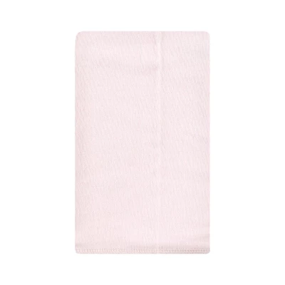 Hudson Baby Infant Girl Cotton Flannel Burp Cloths, Pink Tulips, One Size 3 Hudson Baby Infant Girl Cotton Flannel Burp Cloths, Pink Tulips, One Size - Image 3