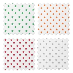 Bacati - Stars Neutral Swaddling Muslin Blankets Of 4 (Green,Orange,Red,Gray) 7 Bacati - Stars Neutral Swaddling Muslin Blankets Of 4 (Green,Orange,Red,Gray) -Graco Shop GUEST 5388a104 fcbe 4ae7 b32b dfeb9b448e45