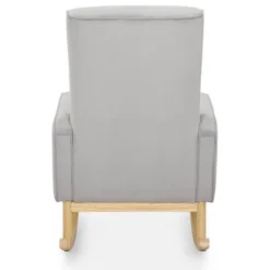 Delta Children Drew Rocking Chair - Cloud Gray And Natural -Graco Shop GUEST 54823e33 4e7a 4911 86af ca6faaf8d20e