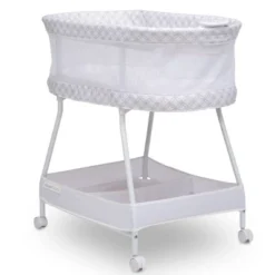 Delta Children Sweet Dreams Bassinet With Airflow Mesh - Gray Infinity -Graco Shop GUEST 585ddbe8 f97f 4dd3 bc0c 76ba9cb4960f