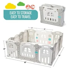 Baby Playpen Large Activity Safety Play Center - 14 Panels Baby Play Fence With Adjustable Shape And Fordable Option - Play22Usa -Graco Shop GUEST 5860a7b6 da76 479c 9b32 261685736829