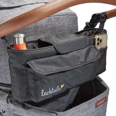 Larktale Sprout Single-to-Double Stroller/Wagon - Expandable And Foldable Stroller Wagon With Canopy, Storage, And Accessories - Nightcliff Stone 2 Larktale Sprout Single-to-Double Stroller/Wagon - Expandable And Foldable Stroller Wagon With Canopy, Storage, And Accessories - Nightcliff Stone - Image 2