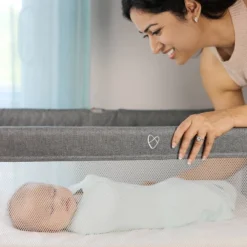 SwaddleMe Beginnings Bassinet Select - Compact Fold Multi-Position Baby Bassinet With Air Flow Mattress - Gray Tweed -Graco Shop GUEST 58aa3726 16a2 44de be7b 2c7a72964d92