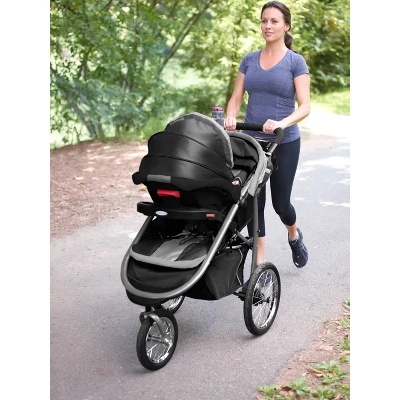 Graco Fast Action Fold Jogger Click Connect Travel System - Gotham 2 Graco Fast Action Fold Jogger Click Connect Travel System - Gotham - Image 2