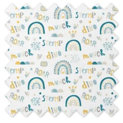 Little Dino Boys Teal/Yellow 2 Pack Muslin Swaddling Blankets 15 Little Dino Boys Teal/Yellow 2 Pack Muslin Swaddling Blankets -Graco Shop GUEST 59cac790 e65b 4f07 842c 0c2558749dee