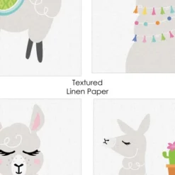 Big Dot Of Happiness Whole Llama Fun - Unframed Llama Fiesta Nursery And Kids Room Linen Paper Wall Art - Set Of 4 - Artisms - 8 X 10 Inches -Graco Shop GUEST 5a8d9cc8 6e6b 4c7f a7e7 ea5f99123917