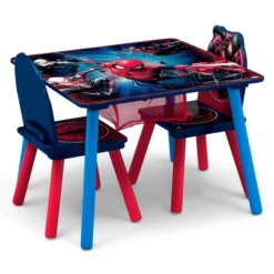 Delta Children Spider-Man Kids' Table And Chair Set With Storage (2 Chairs Included) - Greenguard Gold Certified - 3ct -Graco Shop GUEST 5bc9193f e81e 4aa4 93ec 8d8bd63b93d0