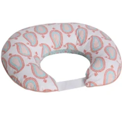 Bacati - 3 Pc Sophia Paisley Aqua/Coral Hugster Feeding & Infant Support Nursing Pillow -Graco Shop GUEST 5c721a14 37ed 4193 86f9 fc3415b66c80