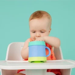 Morepeas Silicone Baby Snack Cup - Blueberry