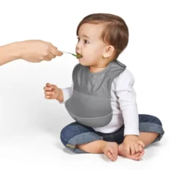 OXO Tot Roll Up Bib - 2pk - Gray/Navy -Graco Shop GUEST 60f3752f 1b39 49aa 8685 a9be7aa6a0d7