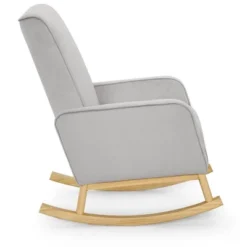 Delta Children Drew Rocking Chair - Cloud Gray And Natural -Graco Shop GUEST 610d4e7d ac41 4c3f adea 0bff1211e4f6