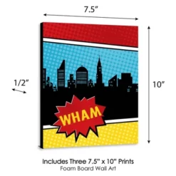 Big Dot Of Happiness Bam Superhero - Nursery Wall Art And Comic Kids Room Decorations - Gift Ideas - 7.5 X 10 Inches - Set Of 3 Prints -Graco Shop GUEST 6120ab37 893f 4d97 9f27 811a21e00945