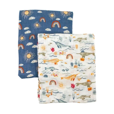 Bebe Au Lait Muslin Swaddle Blanket Set 11 Bebe Au Lait Muslin Swaddle Blanket Set - Image 11