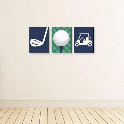 Big Dot Of Happiness Par-Tee Time - Golf - Sports Nursery Wall Art, Kids Room Decor & Game Room Home Decor - 7.5 X 10 Inches - Set Of 3 Prints 2 Big Dot Of Happiness Par-Tee Time - Golf - Sports Nursery Wall Art, Kids Room Decor & Game Room Home Decor - 7.5 X 10 Inches - Set Of 3 Prints - Image 2