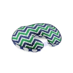 Bacati - 3 Pc Chevron/Dots Navy Green Hugster Feeding & Infant Support Nursing Pillow With 2 Removable Zippered Covers -Graco Shop GUEST 65d973de 9a95 46d7 8bc7 7543854d1244