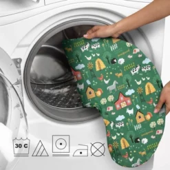 Boppy Original Support Nursing Pillow Cover - Green Farm -Graco Shop GUEST 66d0f580 8783 474c b75b 61759439473b