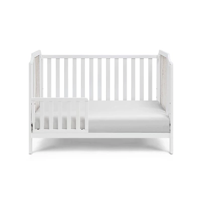 Suite Bebe Brees 3-in-1 Convertible Island Crib - White/Graystone 3 Suite Bebe Brees 3-in-1 Convertible Island Crib - White/Graystone - Image 3