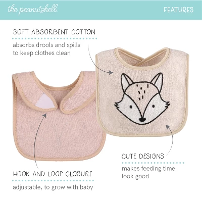The Peanutshell Unisex Terry Bibs, 16 Pack For Feeding, Teething, Or Drooling|Neutrals 1 The Peanutshell Unisex Terry Bibs, 16 Pack For Feeding, Teething, Or Drooling|Neutrals