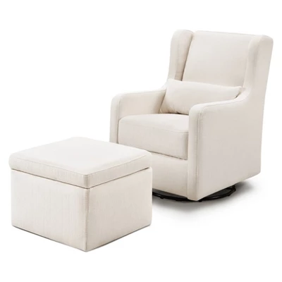Carter's By DaVinci Adrian Swivel Glider With Storage Ottoman 12 Carter's By DaVinci Adrian Swivel Glider With Storage Ottoman - Image 12