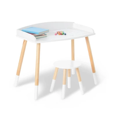 Modern Study Desk And Stool Set - WildKin 4 Modern Study Desk And Stool Set - WildKin - Image 4