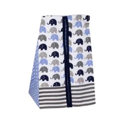 Bacati - Elephants Blue/Navy/Gray 4 Pc Crib Bedding Set With Diaper Caddy -Graco Shop GUEST 6dfd24a7 e15f 4996 908c 887bca4b9b59 1