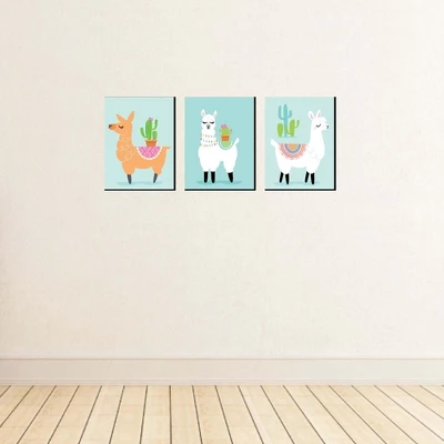 Big Dot Of Happiness Whole Llama Fun - Nursery Wall Art, Kids Room Decor And Llama Fiesta Home Decor - Gift Ideas - 7.5 X 10 Inches - Set Of 3 Prints 2 Big Dot Of Happiness Whole Llama Fun - Nursery Wall Art, Kids Room Decor And Llama Fiesta Home Decor - Gift Ideas - 7.5 X 10 Inches - Set Of 3 Prints - Image 2