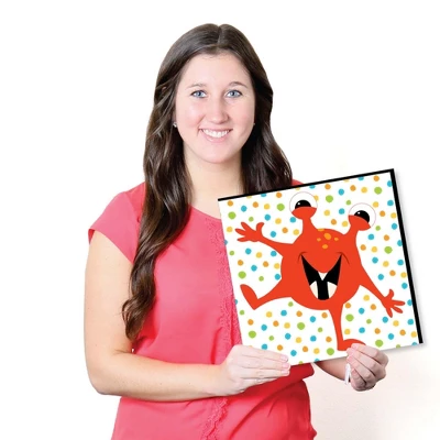 Big Dot Of Happiness Monster Bash - Kids Room, Nursery Decor And Home Decor - 11 X 11 Inches Nursery Wall Art - Set Of 4 Prints For Baby's Room 5 Big Dot Of Happiness Monster Bash - Kids Room, Nursery Decor And Home Decor - 11 X 11 Inches Nursery Wall Art - Set Of 4 Prints For Baby's Room - Image 5