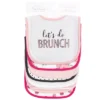 Little Treasure Baby Girl Cotton Bibs, Love Brunch, One Size