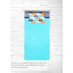 Bacati - Liam Aqua Orange Navy 3 Pc Toddler Bedding Sheet Set 9 Bacati - Liam Aqua Orange Navy 3 Pc Toddler Bedding Sheet Set -Graco Shop GUEST 747d7a5e 6c35 461b 8d02 c885240086f1