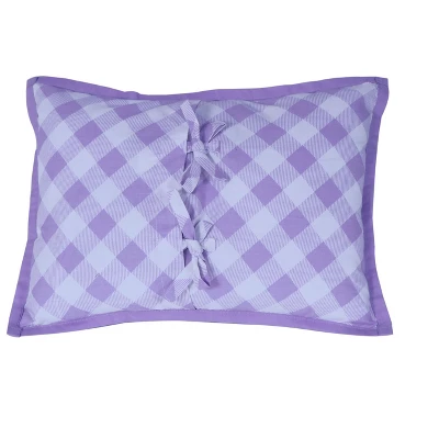 Bacati - Watercolor Floral Purple Gray 5 Pc Girls Toddler Bedding Set 8 Bacati - Watercolor Floral Purple Gray 5 Pc Girls Toddler Bedding Set - Image 8