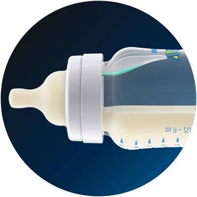 Philips Avent Anti-Colic Baby Bottle With AirFree Vent - Pink - 9oz/3pk 7 Philips Avent Anti-Colic Baby Bottle With AirFree Vent - Pink - 9oz/3pk - Image 7