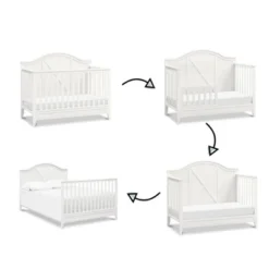 DaVinci Sawyer Farmhouse 4-in-1 Convertible Crib -Graco Shop GUEST 76fd32de fd5b 4f21 af8a 883925d1abbd