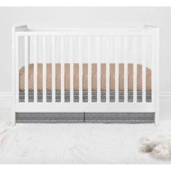 Bacati - Owls In The Woods Beige/Gray 4 Pc Crib Bedding Set With Diaper Caddy -Graco Shop GUEST 786e49b4 2426 4358 91a7 321d09b4daee
