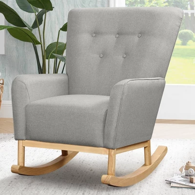 Delta Children Colby Rocking Chair - French Gray And Natural 1 Delta Children Colby Rocking Chair - French Gray And Natural