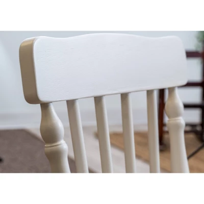 Gift Mark Kids' Colonial Rocking Chair - White 2 Gift Mark Kids' Colonial Rocking Chair - White - Image 2
